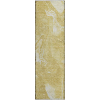 Piper Looms Mayfield Abstract AMF802 Gold Machine Washable Area Rug Runner Main Image