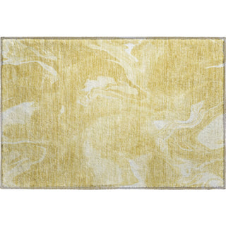 Piper Looms Mayfield Abstract AMF802 Gold Machine Washable Area Rug Scatter Main Image