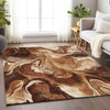 Piper Looms Mayfield Abstract AMF802 Paprika Machine Washable Area Rug Lifestyle Image Feature