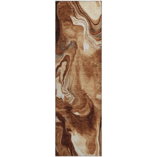 Piper Looms Mayfield Abstract AMF802 Paprika Machine Washable Area Rug Runner Main Image