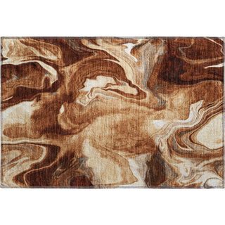 Piper Looms Mayfield Abstract AMF802 Paprika Machine Washable Area Rug Scatter Main Image