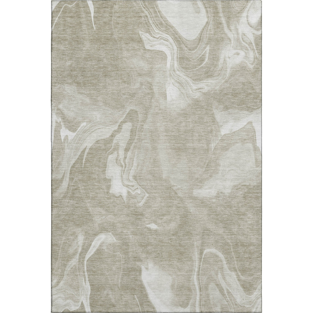 Piper Looms Mayfield Abstract AMF802 Taupe Machine Washable Area Rug main image