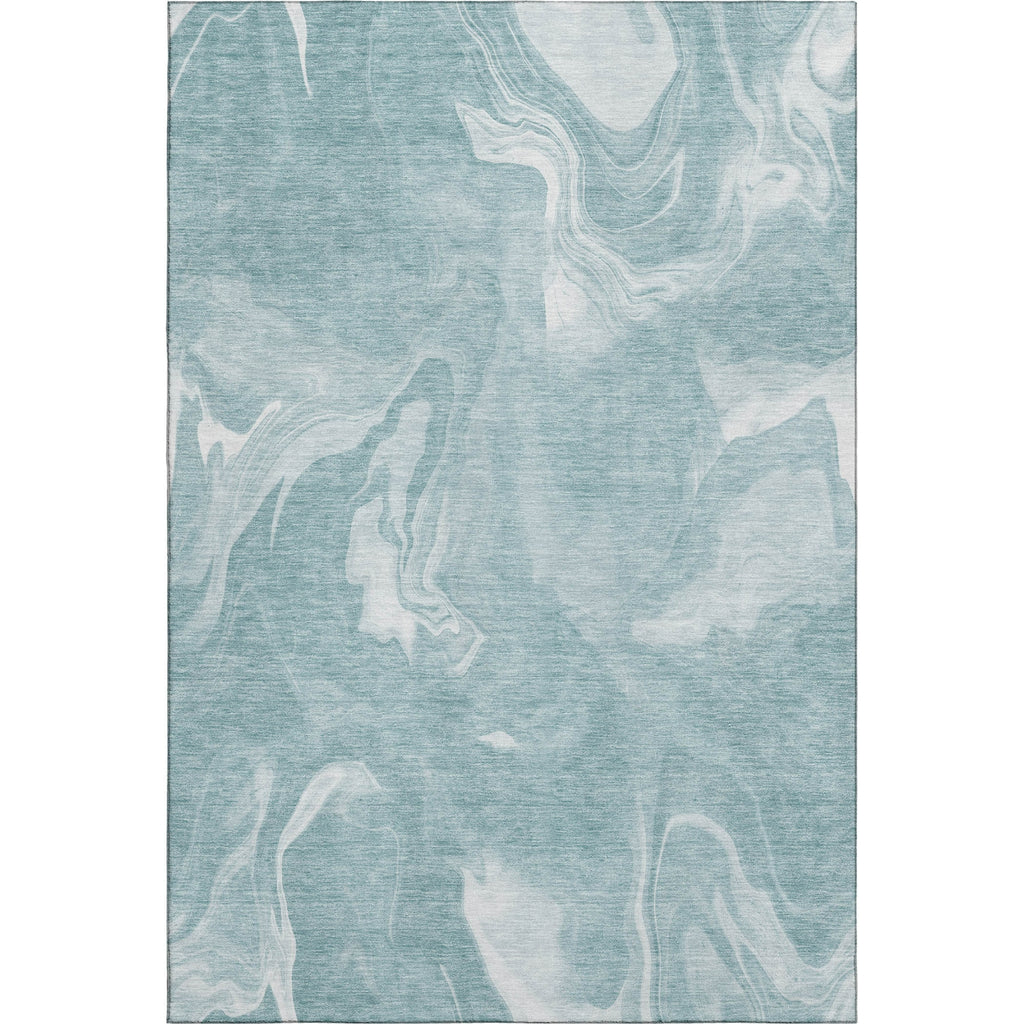Piper Looms Mayfield Abstract AMF802 Teal Machine Washable Area Rug main image