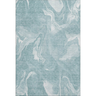 Piper Looms Mayfield Abstract AMF802 Teal Machine Washable Area Rug main image