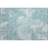 Piper Looms Mayfield Abstract AMF802 Teal Machine Washable Area Rug Scatter Main Image