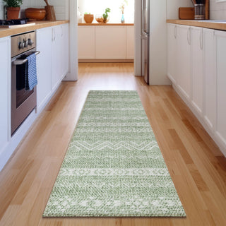 Piper Looms Mayfield Southwest AMF803 Aloe Machine Washable Area Rug Runner Lifestyle Image Feature