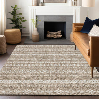 Piper Looms Mayfield Southwest AMF803 Brown Machine Washable Area Rug Lifestyle Image Feature