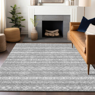 Piper Looms Mayfield Southwest AMF803 Gray Machine Washable Area Rug Lifestyle Image Feature