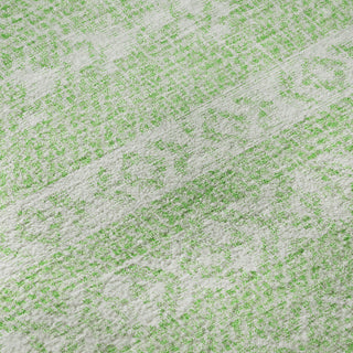 Piper Looms Mayfield Southwest AMF803 Lime Machine Washable Area Rug Swatch Image