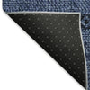 Piper Looms Mayfield Southwest AMF803 Navy Machine Washable Area Rug Backing Image