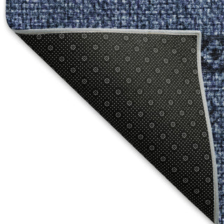 Piper Looms Mayfield Southwest AMF803 Navy Machine Washable Area Rug Backing Image