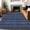 Piper Looms Mayfield Southwest AMF803 Navy Machine Washable Area Rug Lifestyle Image Feature