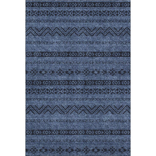 Piper Looms Mayfield Southwest AMF803 Navy Machine Washable Area Rug main image