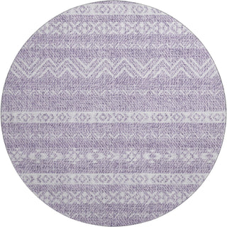Piper Looms Mayfield Southwest AMF803 Purple Machine Washable Area Rug Round Main Image