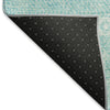 Piper Looms Mayfield Southwest AMF803 Teal Machine Washable Area Rug Backing Image