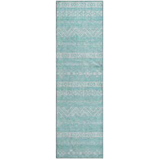 Piper Looms Mayfield Southwest AMF803 Teal Machine Washable Area Rug Runner Main Image