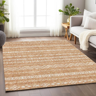 Piper Looms Mayfield Southwest AMF803 Terracotta Machine Washable Area Rug Lifestyle Image Feature