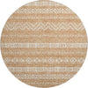 Piper Looms Mayfield Southwest AMF803 Terracotta Machine Washable Area Rug Round Main Image