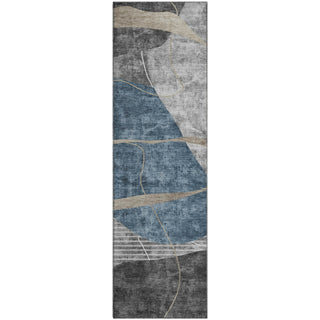 Piper Looms Mayfield Modern AMF804 Blue Machine Washable Area Rug Runner Main Image