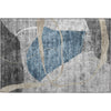 Piper Looms Mayfield Modern AMF804 Blue Machine Washable Area Rug Scatter Main Image