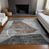 Piper Looms Mayfield Modern AMF804 Chocolate Machine Washable Area Rug Lifestyle Image Feature