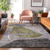 Piper Looms Mayfield Modern AMF804 Olive Machine Washable Area Rug Lifestyle Image Feature