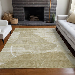 Piper Looms Mayfield Modern AMF805 Beige Machine Washable Area Rug Lifestyle Image Feature