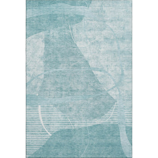 Piper Looms Mayfield Modern AMF805 Turquoise Machine Washable Area Rug main image