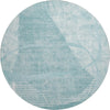 Piper Looms Mayfield Modern AMF805 Turquoise Machine Washable Area Rug Round Main Image