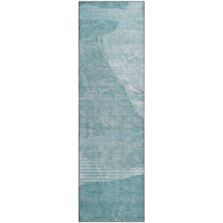 Piper Looms Mayfield Modern AMF805 Turquoise Machine Washable Area Rug Runner Main Image