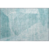 Piper Looms Mayfield Modern AMF805 Turquoise Machine Washable Area Rug Scatter Main Image