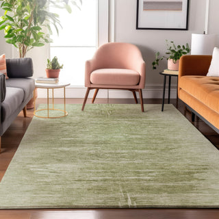 Piper Looms Mayfield Modern AMF806 Aloe Machine Washable Area Rug Lifestyle Image Feature
