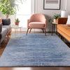 Piper Looms Mayfield Modern AMF806 Blue Machine Washable Area Rug Lifestyle Image Feature
