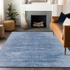 Piper Looms Mayfield Modern AMF806 Blue Machine Washable Area Rug Lifestyle Image Feature