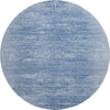 Piper Looms Mayfield Modern AMF806 Blue Machine Washable Area Rug Round Main Image