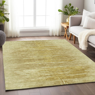 Piper Looms Mayfield Modern AMF806 Gold Machine Washable Area Rug Lifestyle Image Feature