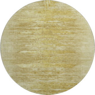 Piper Looms Mayfield Modern AMF806 Gold Machine Washable Area Rug Round Main Image