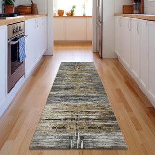 Piper Looms Mayfield Modern AMF807 Gray Machine Washable Area Rug Runner Lifestyle Image Feature