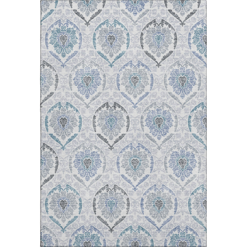 Piper Looms Mayfield Medallions AMF808 Blue Machine Washable Area Rug main image