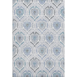 Piper Looms Mayfield Medallions AMF808 Blue Machine Washable Area Rug main image