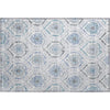Piper Looms Mayfield Medallions AMF808 Blue Machine Washable Area Rug Scatter Main Image