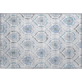 Piper Looms Mayfield Medallions AMF808 Blue Machine Washable Area Rug Scatter Main Image