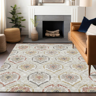Piper Looms Mayfield Medallions AMF808 Ivory Machine Washable Area Rug Lifestyle Image Feature