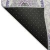 Piper Looms Mayfield Medallions AMF808 Purple Machine Washable Area Rug Backing Image