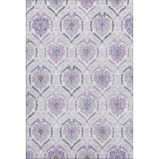Piper Looms Mayfield Medallions AMF808 Purple Machine Washable Area Rug main image
