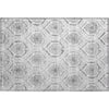 Piper Looms Mayfield Medallions AMF808 Silver Machine Washable Area Rug Scatter Main Image
