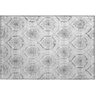 Piper Looms Mayfield Medallions AMF808 Silver Machine Washable Area Rug Scatter Main Image