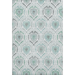Piper Looms Mayfield Medallions AMF808 Teal Machine Washable Area Rug main image