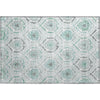 Piper Looms Mayfield Medallions AMF808 Teal Machine Washable Area Rug Scatter Main Image