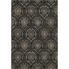Piper Looms Mayfield Medallions AMF809 Black Machine Washable Area Rug main image